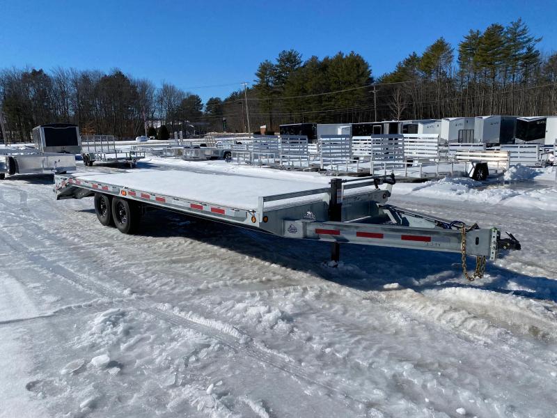 2021 Silver Mountain 8.5x24 Galvanized Deckover Equipment Trailer w/Full Width Ramps 2021 Silver Mountain 8.5x24 Galvanized Deckover Equipment Trailer w/Full Width Ramps