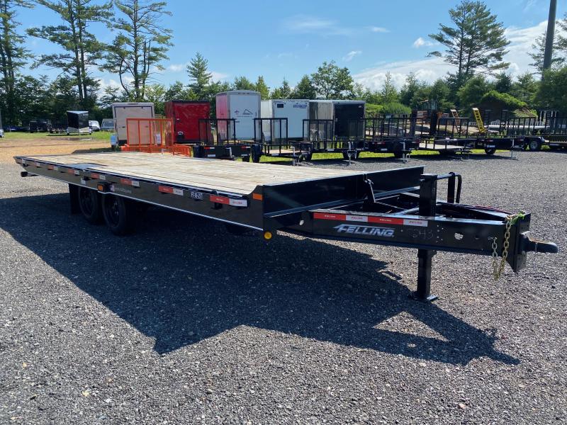 2023 Felling Trailers 8.5x25 Powder Coated 18.4K Deckover Tilt