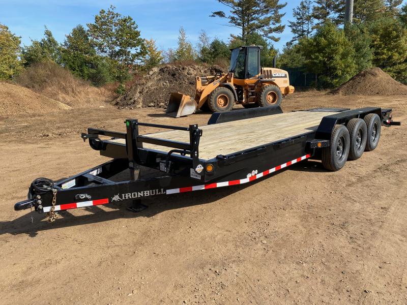 2022 Iron Bull Trailers 7x24 Powder Coated 21K TriAxle LowPro