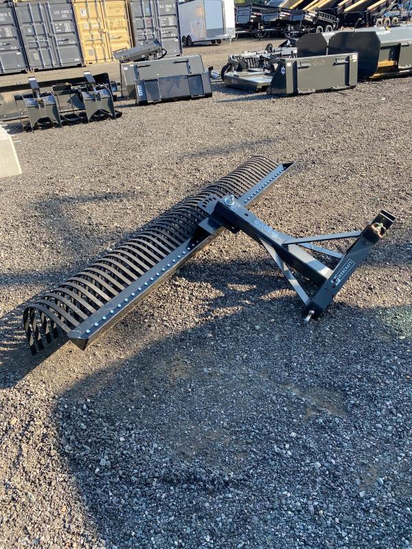 2023 Iron Craft 96" 3Point Tractor Landscape Rake Attachment Central