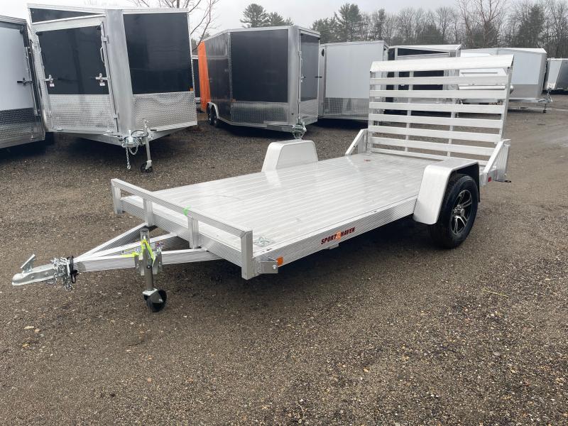 2023 Sport Haven 6x12 Aluminum 3K Open Deck Utility Trailer w/DRings