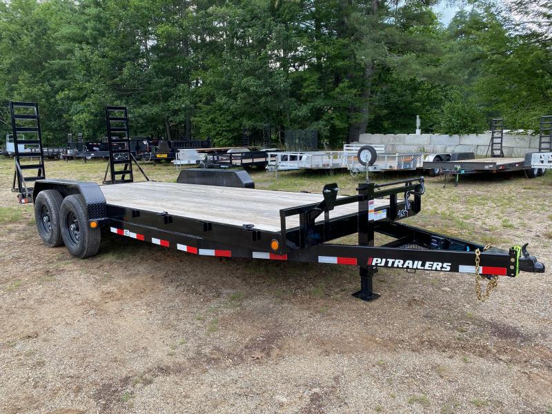 2024 PJ Trailers 7x20 Powder Coated 14K Low Pro Equipment Trailer w/5