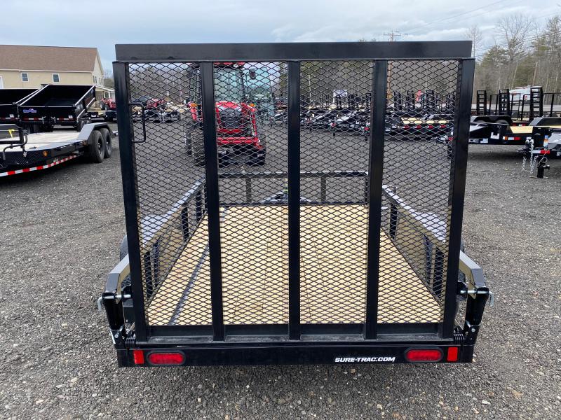 2022 SureTrac 5x8 Powder Coated 3K Tube Top Utility Trailer w/Rear