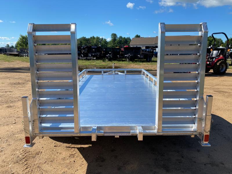 2023 Sport Haven 7x14 Aluminum 10K Utility Trailer w/HD Split Ramps