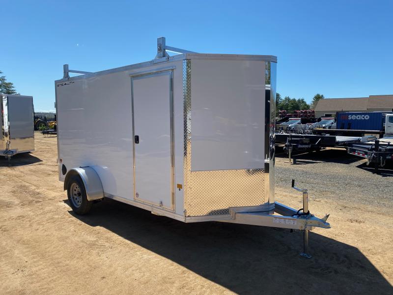 2024 Stealth 6x12 Aluminum 3K Enclosed Cargo Trailer w/Roof Racks