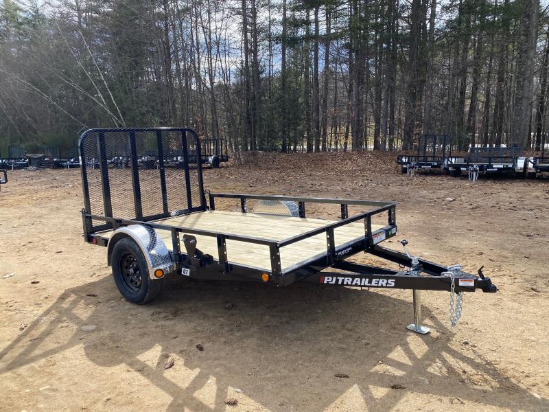 2024 PJ Trailers 6.5x10 Powder Coated 3K Utility Trailer w/Rear Ramp Gate yCkUmOx0md31