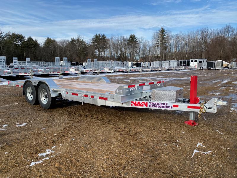 2024 N&N Trailers 7x20 Galvanized 15K Tilt Equipment Trailer w