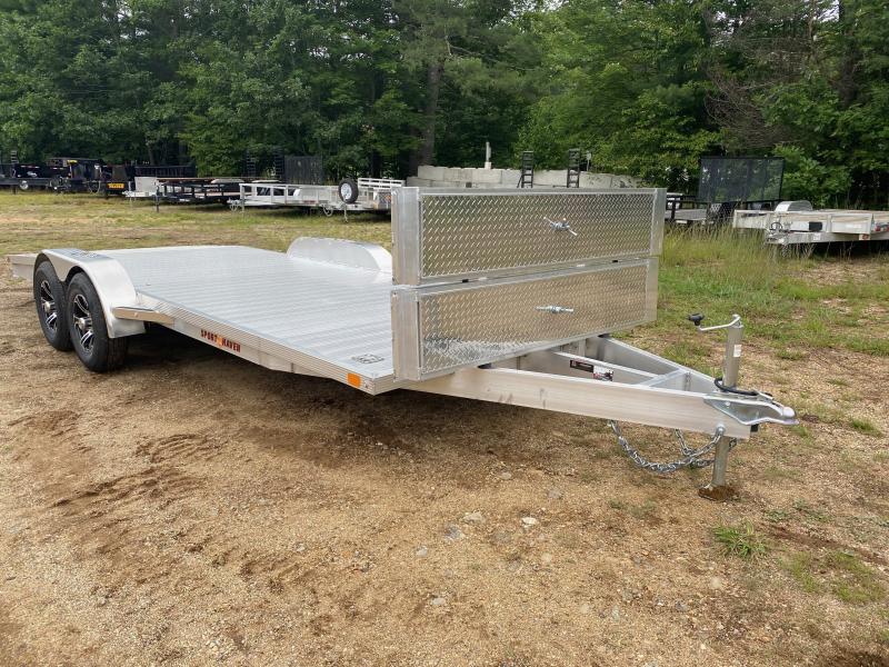2023 Sport Haven 7x18 All Aluminum 10K Car Hauler w/Front Mount Ramps