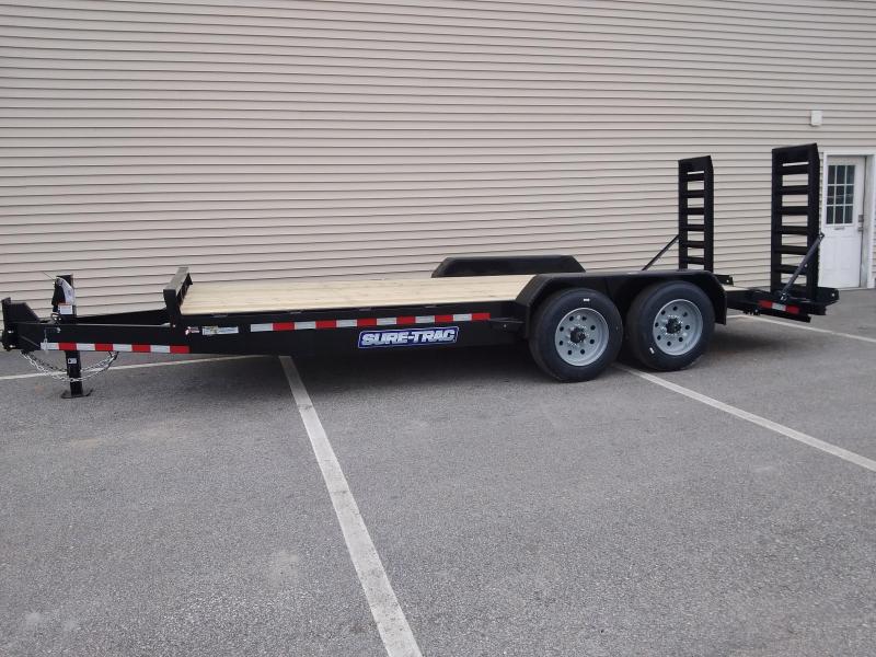 2022 Sure-Trac 7 x 18 (16+2) Equipment Trailer 16K 2022 Sure-Trac 7 x 18 (16+2) Equipment Trailer 16K