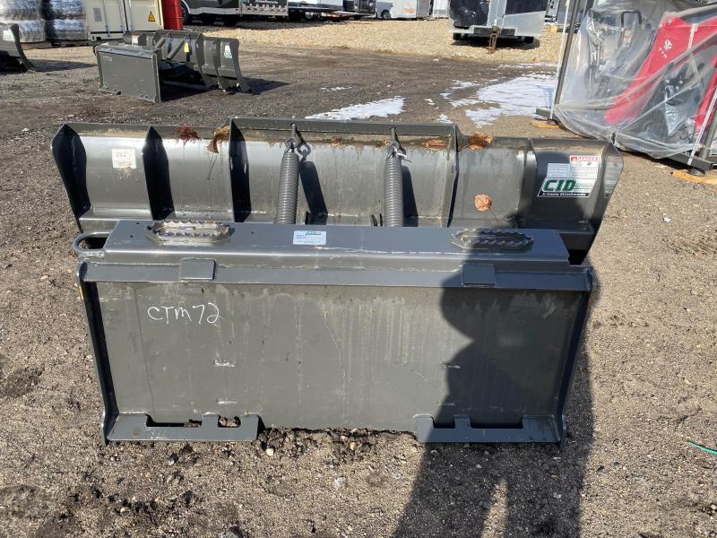 2023 Iron Craft 72" Compact Tractor Manual Snow Plow Attachment Central NH Trailers Dump