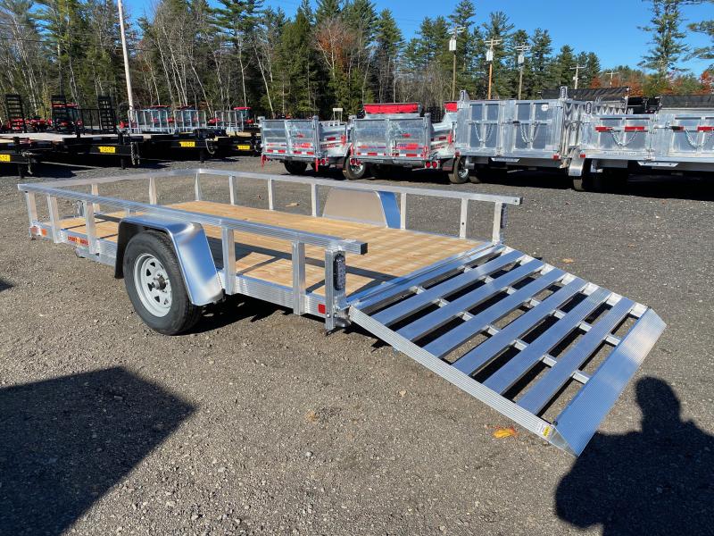 2023 Sport Haven 6x12 Aluminum Utility Trailer w/Fold Flat Ramp