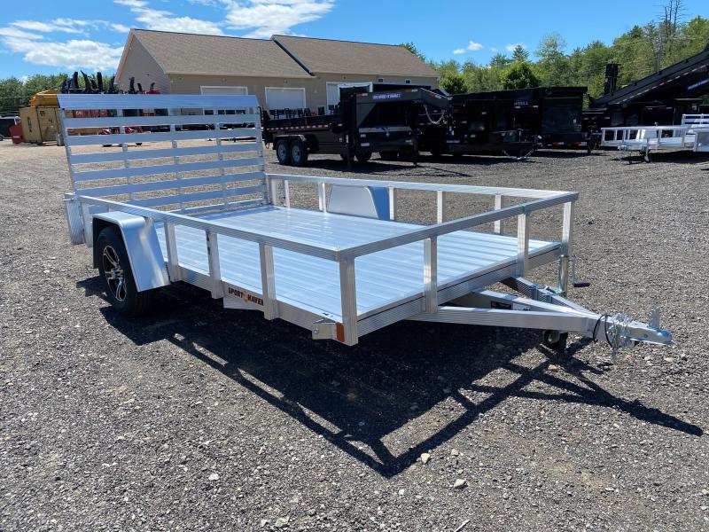 2023 Sport Haven 7x12 Aluminum 3K Utility Trailer w/Rear Ramp Central
