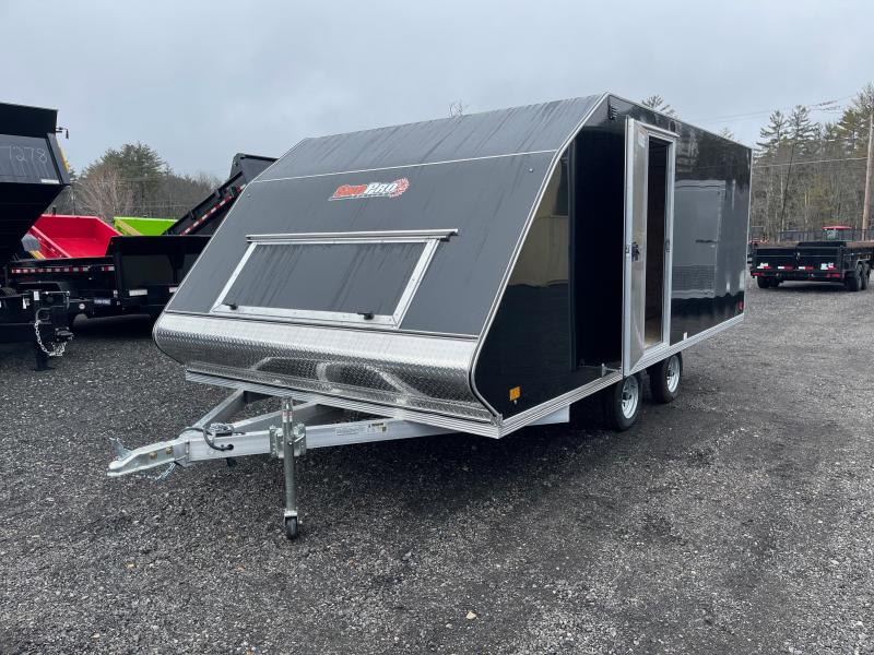 2023 SnoPro Trailers 101x16 Aluminum 3Place Enclosed Snowmobile