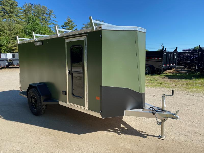 2024 NEO Trailers 5x12 Aluminum Enclosed 3K Off Road Adventure Cargo Trailer w Insulation Roof Racks Central NH Trailers Dump Enclosed Trailer Dealer NH