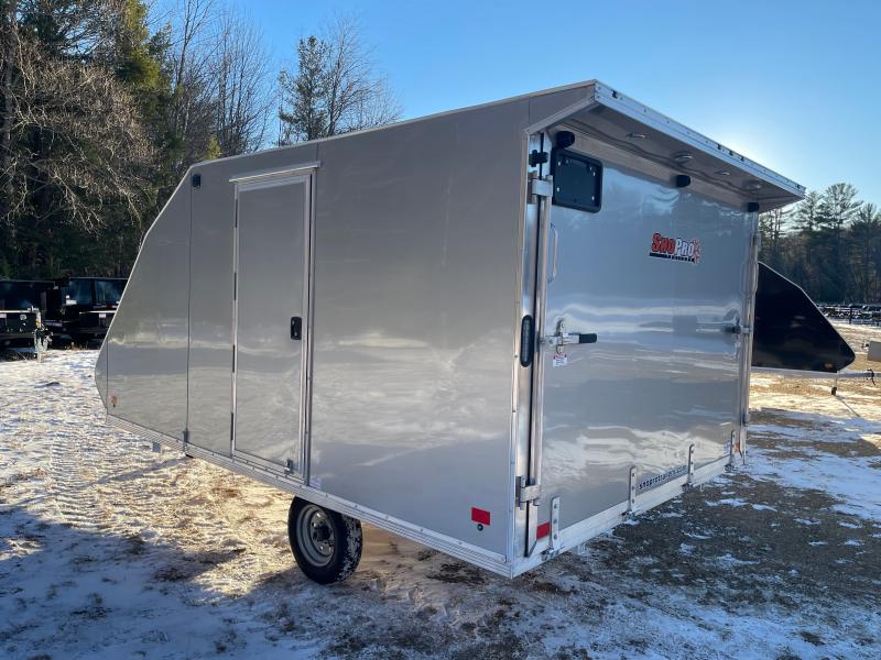 2023 SnoPro Trailers 101x12 Hybrid 2Place Snowmobile Trailer w/Side