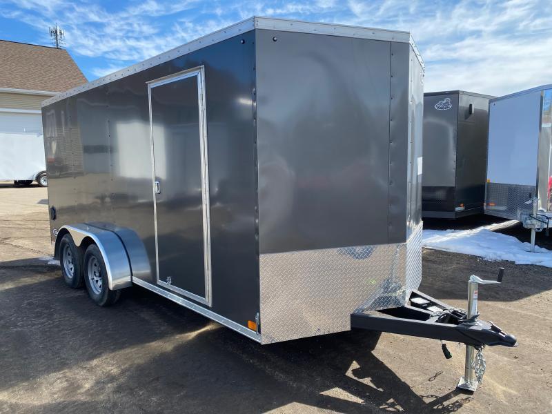 2024 ITI Cargo 7x16 Enclosed 7K Cargo Trailer w/Ramp Door Central NH