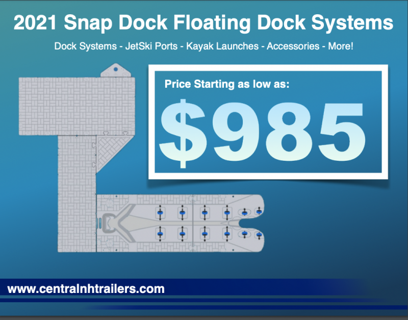 2021 Snap Dock Floating Dock Systems/JetSki Lifts/More 2021 Snap Dock Floating Dock Systems/JetSki Lifts/More