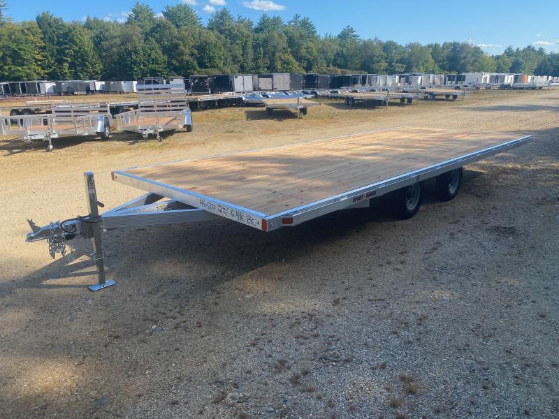 2025 Sport Haven 101x22 Aluminum 6.4K Deckover Light Equipment Trailer