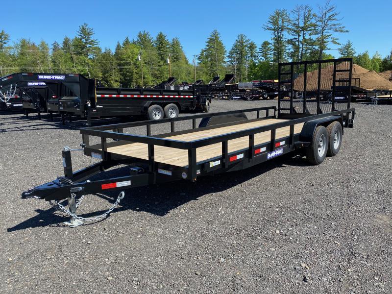 2023 BND 7x18 Galvanized 10K Landscape Trailer w/Rear Ramp Gate