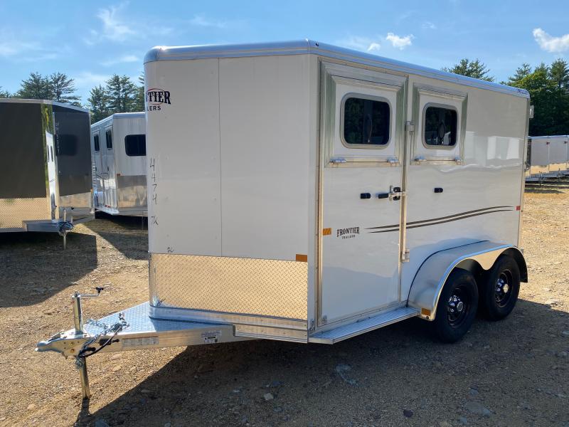 2025 Frontier Strider Series Aluminum 2Horse Combo/Slant Load Trailer