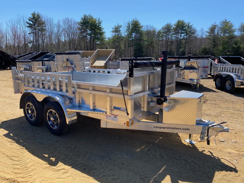 2024 CargoPro Trailers 6x12 Aluminum 10k Dump Trailer w/Alum Wheels