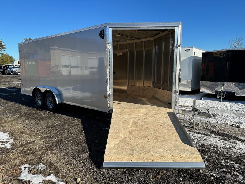 2023 EZ Hauler 7.5x18+4.5 Aluminum Enclosed 3Place Drive In/Out
