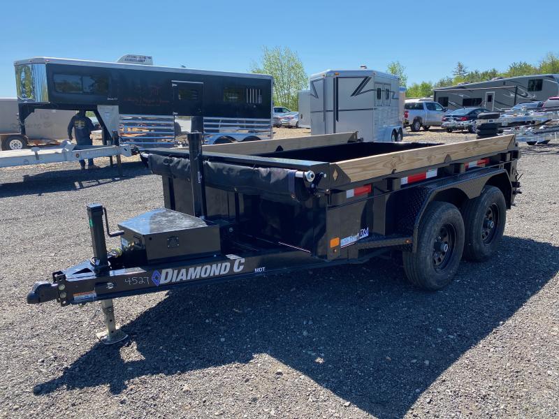 2021 Diamond C Trailers 6.5x10 Powder Coated 10K Dump Trailer w/Slide In Ramps 2021 Diamond C Trailers 6.5x10 Powder Coated 10K Dump Trailer w/Slide In Ramps