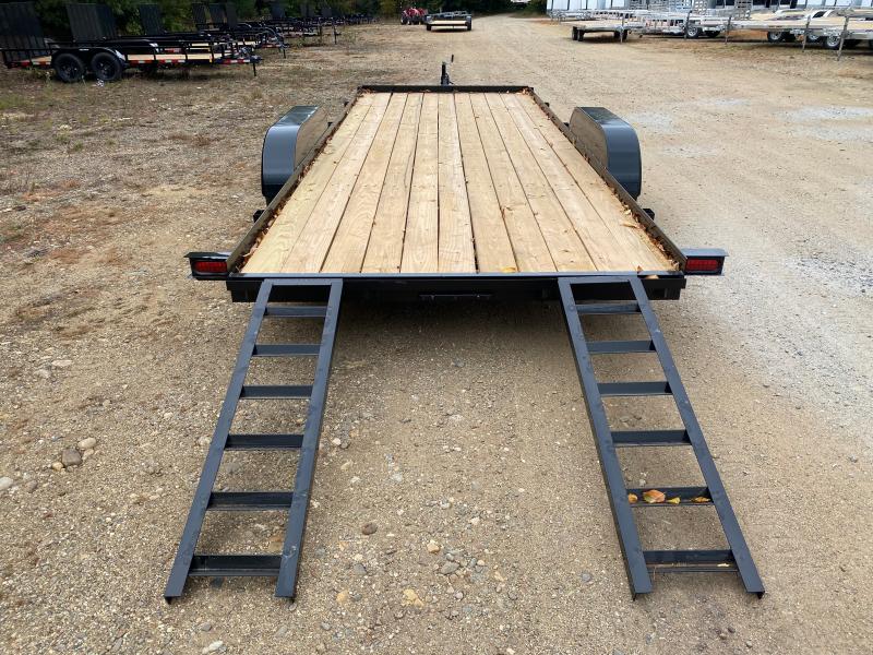 2025 Triple Crown Trailers 7x20 7K Wood Deck Car Hauler w/Stowable