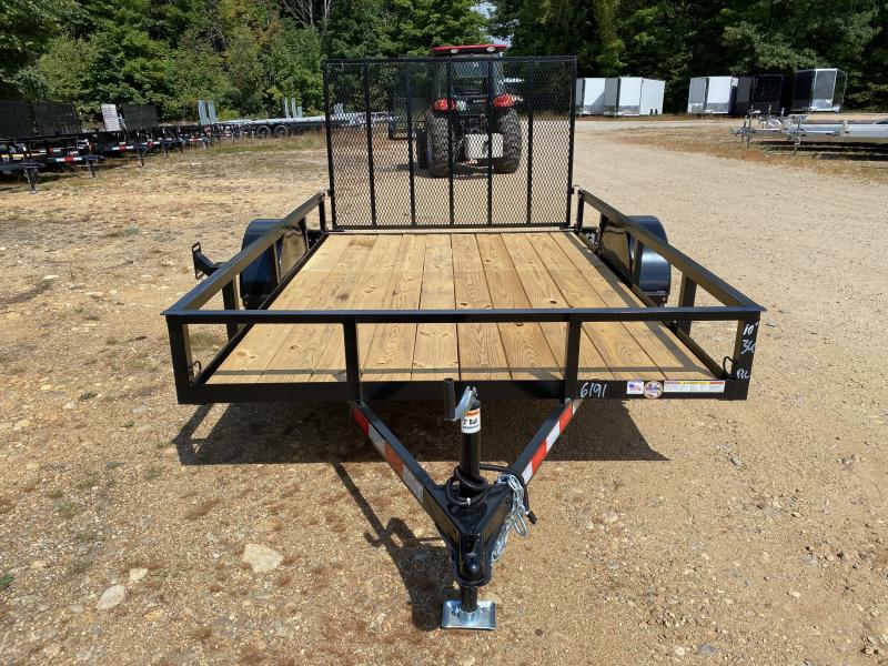 2025 Triple Crown Trailers 6x10 Powder Coated 3K Utility Trailer w/Rear