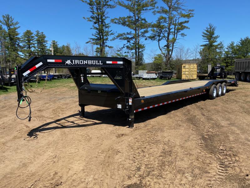 2022 Iron Bull 8.5x40 Powder Coated 21K LowPro Gooseneck Equipment Trailer w/Rampage Ramps 2022 Iron Bull 8.5x40 Powder Coated 21K LowPro Gooseneck Equipment Trailer w/Rampage Ramps