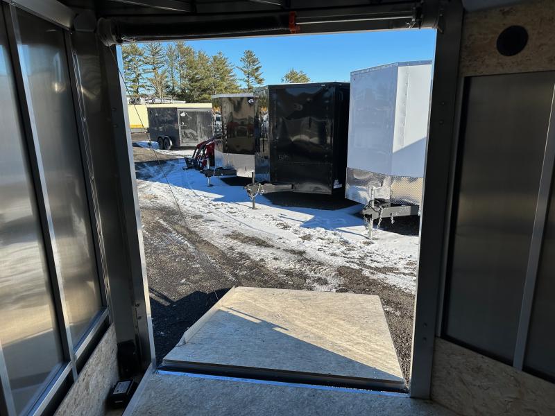 2023 EZ Hauler 7x18+4.5 Aluminum Enclosed 3Place Drive In/Out