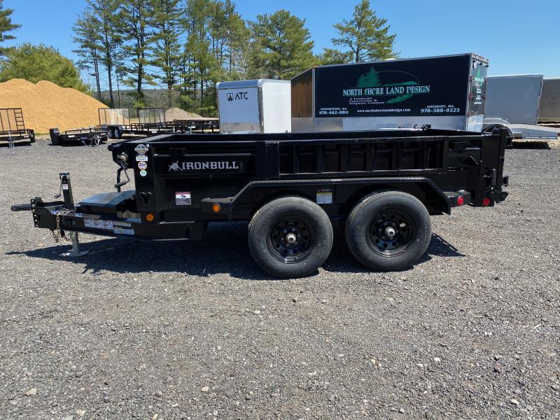 2022 Iron Bull 5x10 Powder Coated 10K Dump Trailer w/Tarp Kit & Ramps