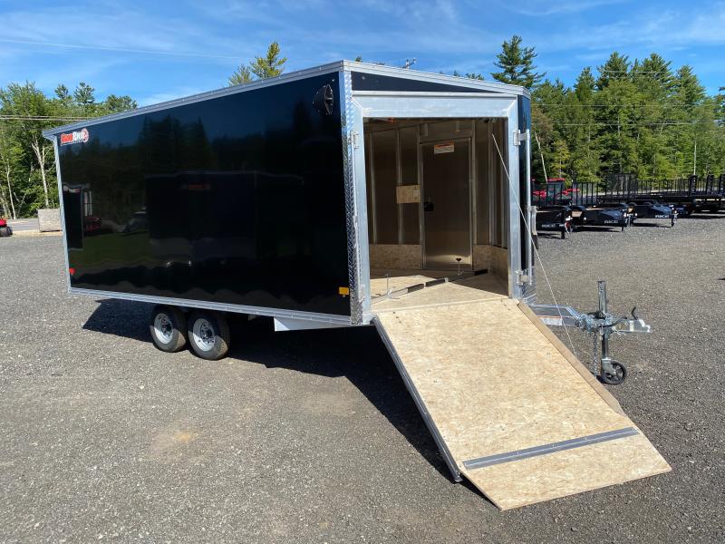 2023 SnoPro Trailers 101x14+4.5 Aluminum 2Place Enclosed Snowmobile Trailer w/Front Ramp Door