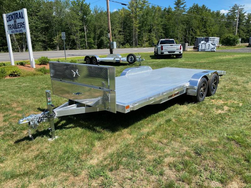 2023 Sport Haven 7x18 All Aluminum 7K Car Hauler w/Front Mount Ramps