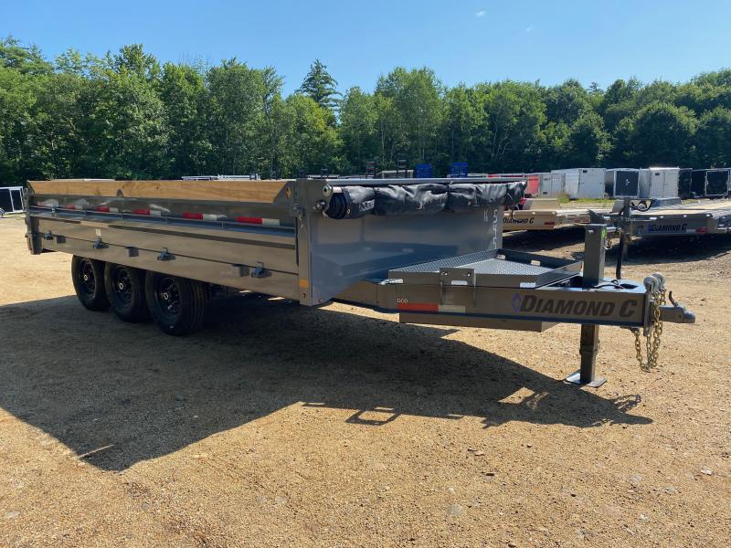 2023 Diamond C Trailers 8x16 Deckover 24K Scissor Lift Dump Trailer w