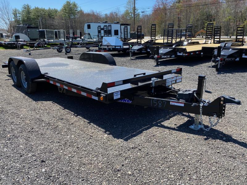 2023 Hawke Trailers 7x20 Steel Deck 12K LowPro Power Tilt Equipment