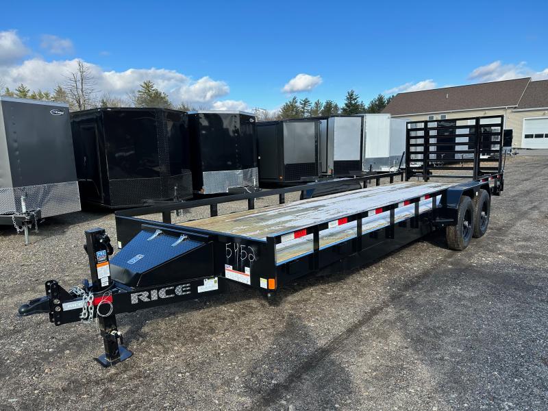 2023 Rice Trailers 7x24 Powder Coated 14k HD Landscape Trailer w