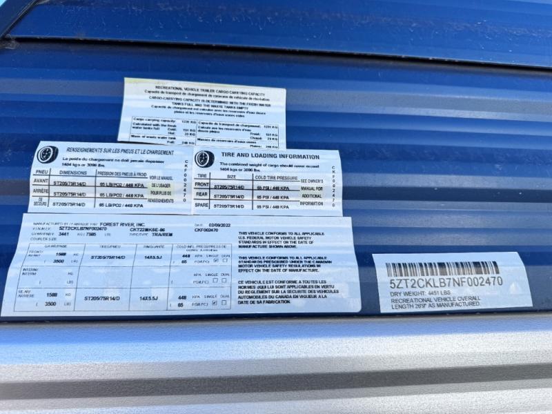 used Travel Trailers Forest River Cherokee Grey Wolf for sale, in Slaton, TX Thumbnail 21