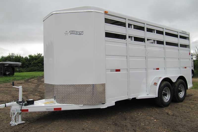 2019 Titan Trailers Avalanche Bumper Hitch Horse Trailer Near Me