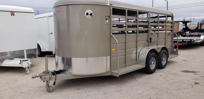 2022 W-W Trailer AA 16X6 (2-5200) Livestock Trailer