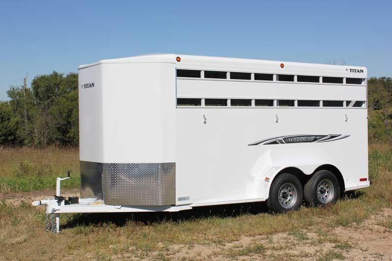 2019 Titan Trailers Avalanche Bumper Hitch Horse Trailer Near Me