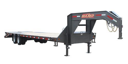 2019 MAXXD LDX - Gooseneck Low-Pro Flatbed with Duals