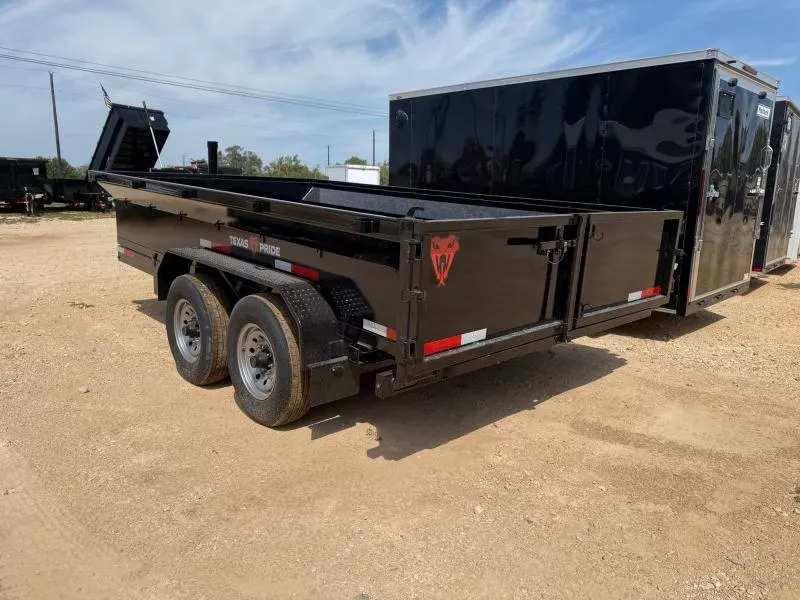 2026 Texas Pride Trailers 7x14x2 Dump Trailer 14k