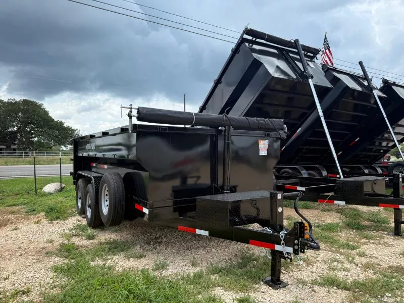 2026 Texas Pride Trailers 7 x 14 x 3 - 14k Dump Trailer
