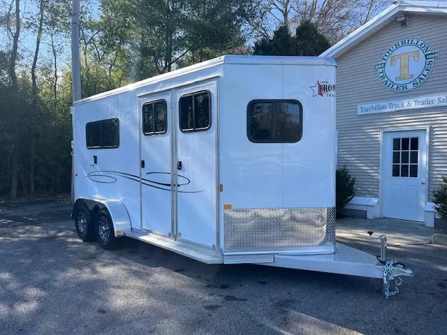 2025 Frontier Trailers AMBASSADOR 2 HORSE STRAIGHT  67" TACK