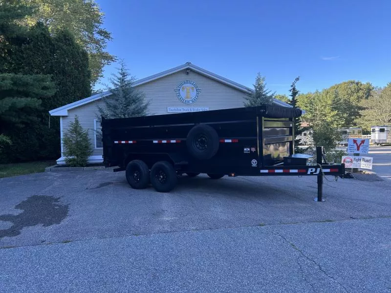 2021 PJ Trailers 16' X 83" LOW PRO HIGH SIDE DUMP