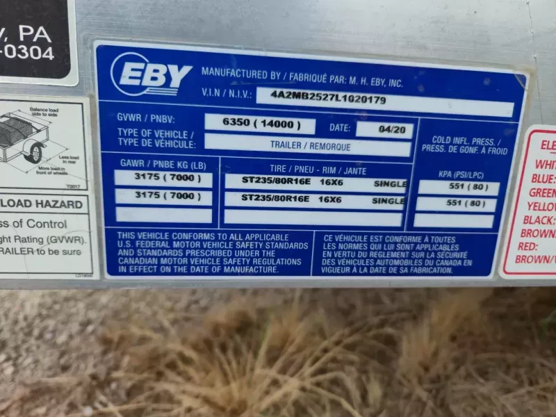 used Utility Trailers EBY  for sale, in Tucson, AZ Thumbnail 7