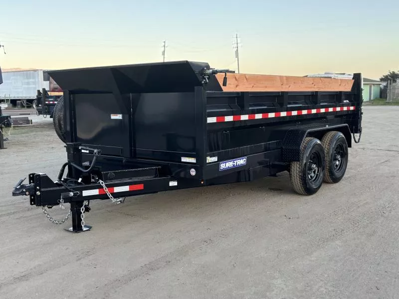 2026 Sure-Trac 7'x14' HD Low Profile Dump Trailer