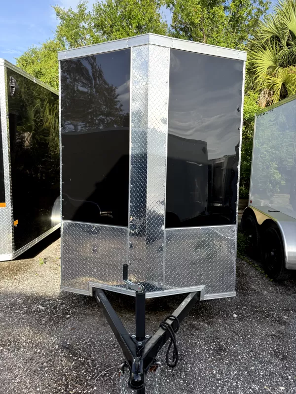 2025 All World Trailers 5x8 Cargo / Enclosed Trailer
