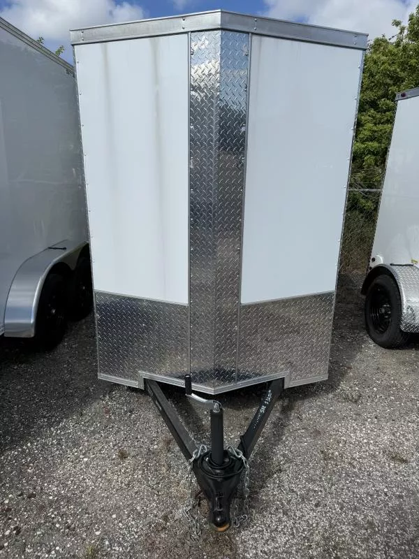 2025 All World Trailers 5x8 Cargo / Enclosed Trailer